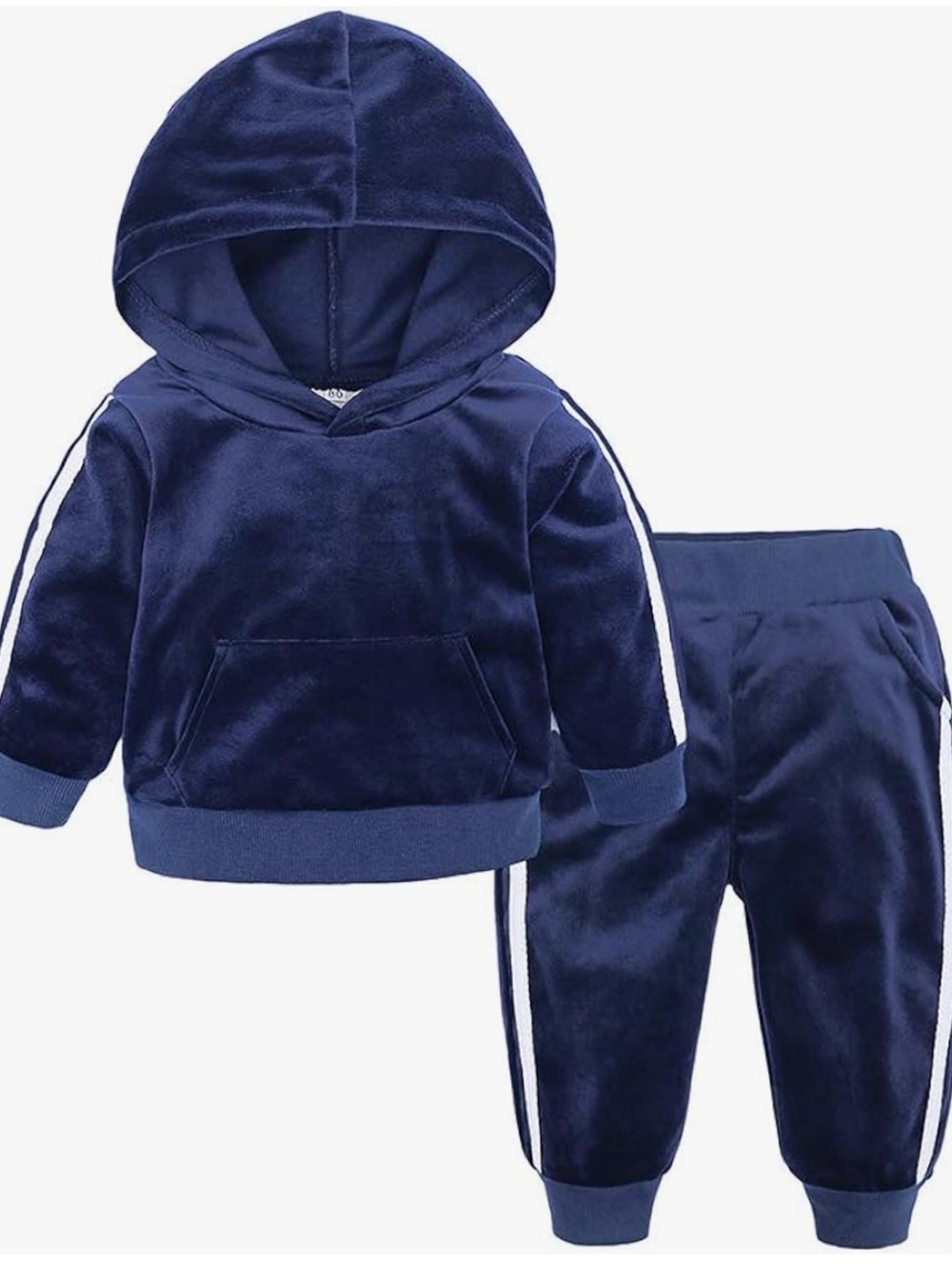 Kids Navy Blue Hoodie & Jogger Set - Unbranded